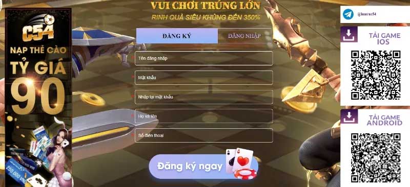 Tải App C54 Miễn Phí - Cổng Game Uy Tín Nhất Hiện Nay